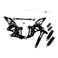 Accossato Adjustable Rearsets for KTM 1290 Super Duke R 2014 -2016 black Product thumb image 2