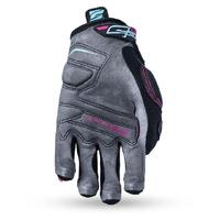 Five MFX PRO Rider S Womens Off Road Gloves Grey Blue Pink Product thumb image 2