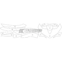Eazi-Guard Paint Protection Film for Yamaha YZF-R3 2015 - 2018  matte Product thumb image 2