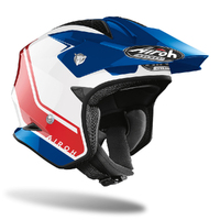 Airoh TRR-S Open Face Helmet Keen Blue/Red Gloss Product thumb image 2