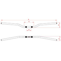 Accossato Handlebar HB152 Aluminium 22mm gold anodized Product thumb image 2