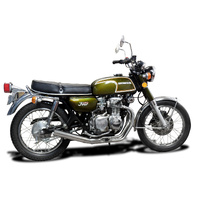Honda CB350F CB350 Four (1972-1974) 4-1 Stainless Steel Down Pipes Product thumb image 2