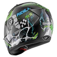 Shark Ridill Helmet DRIFT-R Black Green Blue Product thumb image 2