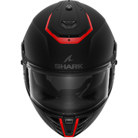 Shark Spartan RS Blank Helmet Black/Red Product thumb image 2