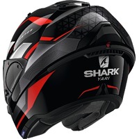 Shark EVO-ES Yari Modular Helmet Black/Grey/Red Product thumb image 2