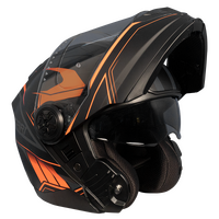 RXT 909 Modular Helmet Black/Neon Orange Product thumb image 2