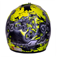 RXT Racer 4 Kids Off Road Helmet Fluro Yellow Product thumb image 2