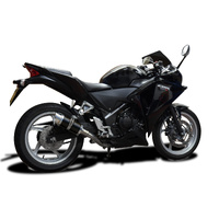 Honda CBR250R CBR250 2011-2014 MC41 200MM Round Carbon Exhaust System Product thumb image 2