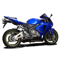 Honda CBR600RR 05 06 200MM Round Carbon Exhaust System Product thumb image 2