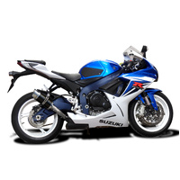 Suzuki GSXR750 GSX-R750 11-24 200MM Round Carbon Exhaust System Product thumb image 2