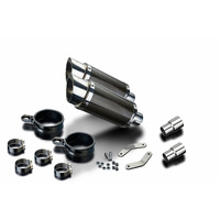 Triumph Speed Triple R 1050 2012-2016 200MM Round Carbon Exhaust System Product thumb image 2