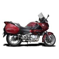 HONDA NT700V Deauville (2006-2015) 200MM ROUND CARBON EXHAUST SYSTEM Product thumb image 2