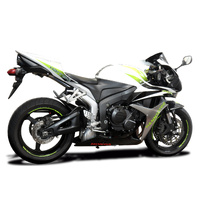 HONDA CBR600RR 2007-2012 200MM ROUND CARBON EXHAUST SYSTEM Product thumb image 2