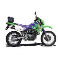 Kawasaki KLR650C 1995-2003 200MM Round Carbon Exhaust System Product thumb image 2