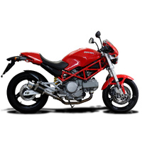 Ducati Monster 620/695/800 2002-2008 200MM Round Carbon Exhaust System Product thumb image 2