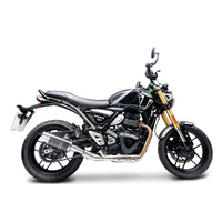 Triumph Speed 400 2024-2026 200MM Round Carbon Exhaust System Product thumb image 2