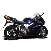 Honda VFR800 V-TEC 2002-2013 200MM Round Stainless Steel Exhaust System Product thumb image 2
