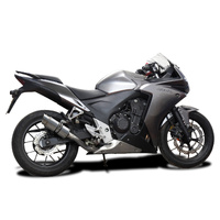 HONDA CBR500R 2013-2015 200MM ROUND STAINLESS EXHAUST SYSTEM Product thumb image 2