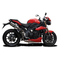 Triumph Speed Triple 1050 2011-2014 200MM Round Stainless Exhaust System Product thumb image 2