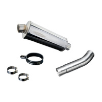 HONDA CB400SF REVO NC42 HYPER VTEC 2007-2015 350MM OVAL STAINLESS EXHAUST SYSTEM Product thumb image 2