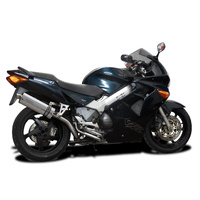 HONDA VFR800 HI-LEVEL 1998-2001 350MM OVAL STAINLESS EXHAUST SYSTEM Product thumb image 2