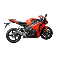 Honda CBR1000RR Fireblade 08-15 350MM Oval Stainless Exhaust System Product thumb image 2