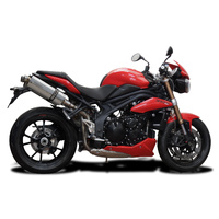 Triumph Speed Triple 1050 2011-2014 350MM Oval Stainless Exhaust System Product thumb image 2