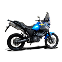 Yamaha XT660Z Tenere 08-19 350MM Oval Stainless Exhaust System Product thumb image 2