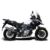 Suzuki DL650 V-STROM 17-23 DE-CAT 350MM Oval Stainless Exhaust System Product thumb image 2