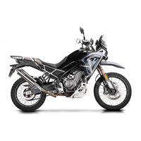 CF Moto 450 MT 2024-2026 350MM Oval Stainless Exhaust System Product thumb image 2