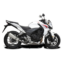 Honda CB500X 2013-2016 343MM X-OVAL Titanium Exhaust System Product thumb image 2