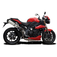 Triumph Speed Triple 1050 2011-2014 343MM X-OVAL Titanium Exhaust System Product thumb image 2