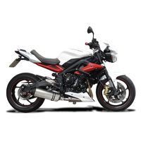 Triumph Street Triple 675 13-16 343MM X-OVAL Titanium Silencer KIT Product thumb image 2