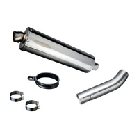 HONDA CB400SF REVO NC42 HYPER VTEC 2007-2015 450MM OVAL STAINLESS EXHAUST SYSTEM Product thumb image 2