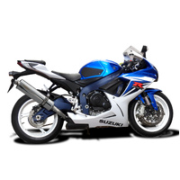Suzuki GSXR750 GSX-R750 11-24 450MM Oval Stainless Exhaust System Product thumb image 2