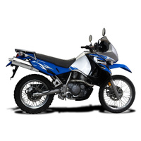 Kawasaki KLR650E 2008-2021 450MM Oval Stainless Exhaust System Product thumb image 2