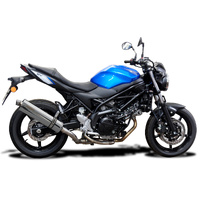 Suzuki SV650 2016-2023 450MM Oval Stainless Silencer KIT Product thumb image 2