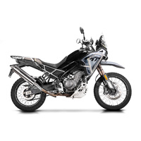CF Moto 450 MT 2024-2026 450MM Oval Stainless Exhaust System Product thumb image 2