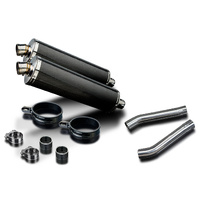 Suzuki DL1000 V-STROM 02-13 450MM Oval Carbon Exhaust System Product thumb image 2