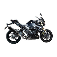 SUZUKI GSX-S750 GSR750 2011-2024 450MM OVAL CARBON EXHAUST SYSTEM Product thumb image 2