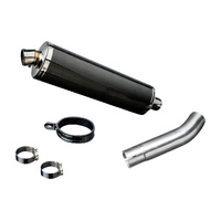 HONDA CB400SF REVO NC42 HYPER VTEC 2007-2015 450MM OVAL CARBON EXHAUST SYSTEM Product thumb image 2