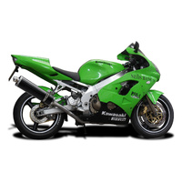 Kawasaki ZX-9R ZX9R Ninja 2002-2003 450MM Oval Carbon Exhaust System Product thumb image 2