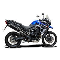 Triumph Tiger 800XR 2015-2018 450MM Carbon Exhaust System Product thumb image 2