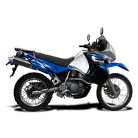 Kawasaki KLR650E 2008-2021 450MM Oval Carbon Exhaust System Product thumb image 2