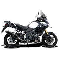 Suzuki V-STROM DL1000 2014-2020 450MM Oval Carbon DE-CAT Silencer KIT Product thumb image 2