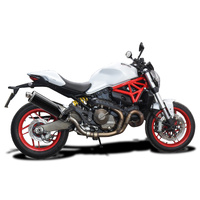 Ducati Monster (M821 15-19) (M1200 14-19) 450MM Oval Carbon Exhaust System Product thumb image 2