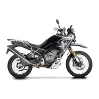 CF Moto 450 MT 2024-2026 450MM Oval Carbon Exhaust System Product thumb image 2
