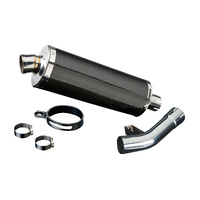 Suzuki GSX650F 07-16 350MM Oval Carbon Exhaust System Product thumb image 2
