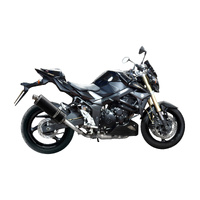 SUZUKI GSX-S750 GSR750 2011-2024 350MM OVAL CARBON EXHAUST SYSTEM Product thumb image 2