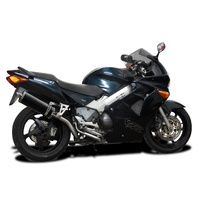 HONDA VFR800 HI-LEVEL 1998-2001 350MM OVAL CARBON EXHAUST SYSTEM Product thumb image 2
